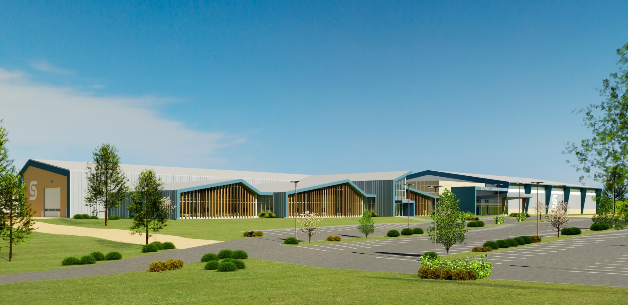 Ag center full building rendering