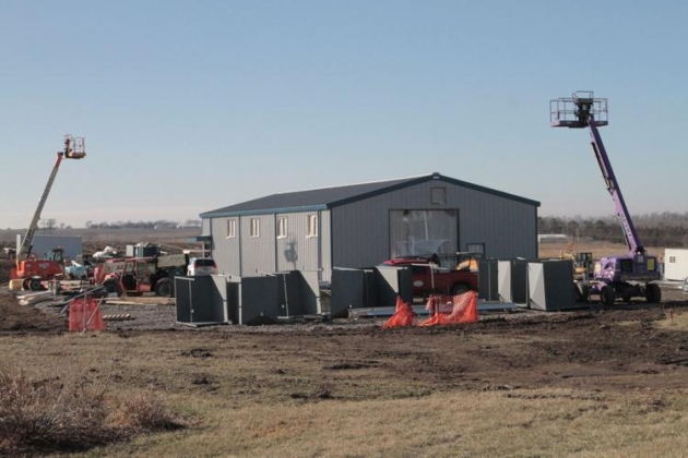 The new welding facility on the SCC Beatrice campus